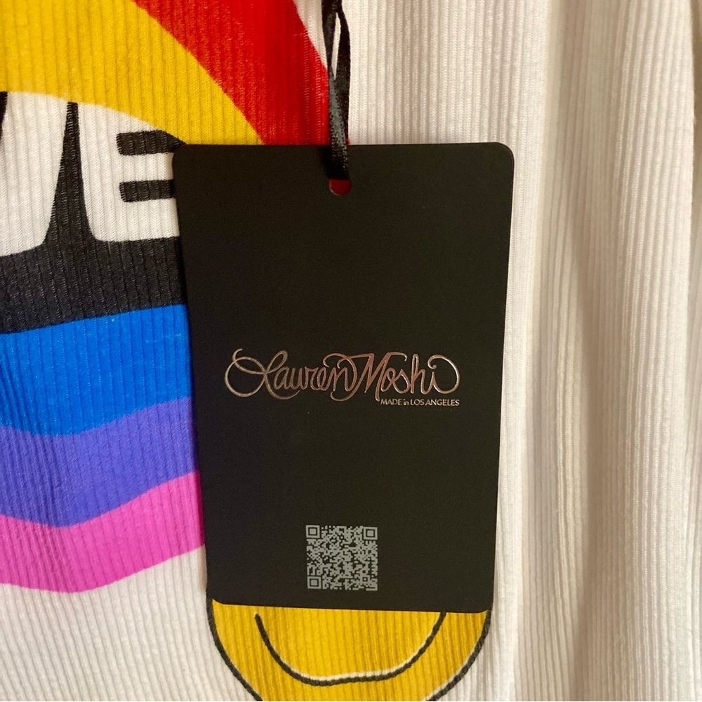 Women's White Graphic 'Love' Tank Top - Picture 10 of 11